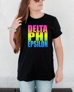 Delta Phi Epsilon Neon Flo Tee