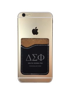 Delta Sigma Phi Leatherette Phone Wallet