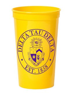 Delta Tau Delta Big Plastic Stadium Cup