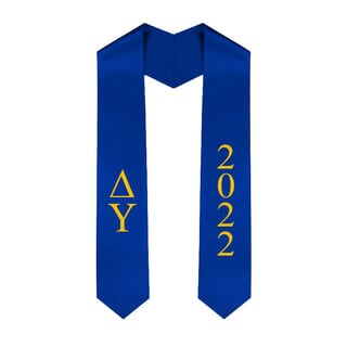 Delta Upsilon Alumni Graduation Stoles Gifts Greek Clothing Greek Gear