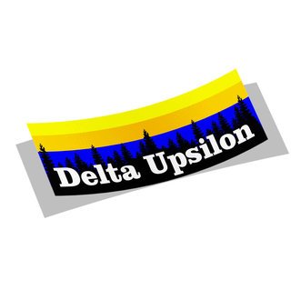Delta Upsilon Mountain Decal Sticker
