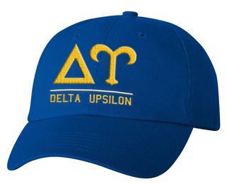 Delta Upsilon Old School Greek Letter Hat