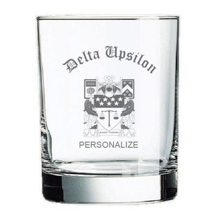 Delta Upsilon Old Style Glass