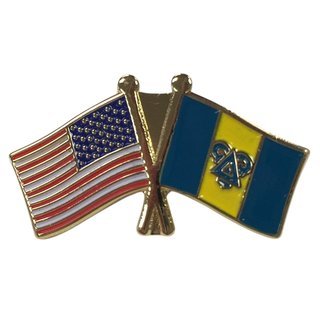 Delta Upsilon USA Flag Lapel Pin