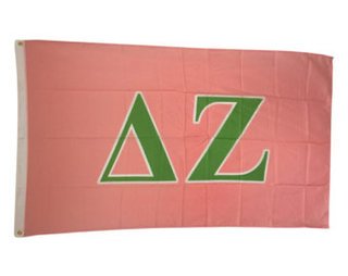 Delta Zeta Big Greek Letter Flag