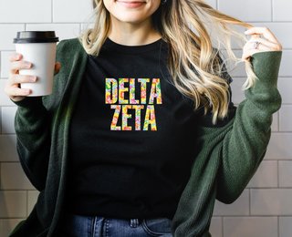 Delta Zeta Island Floral Tee