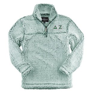 Delta Zeta Sherpa Quarter Zip Pullover