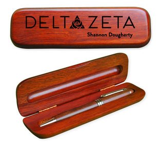 Delta Zeta Mascot Wooden Pen Set