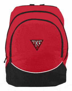 DISCOUNT-Tau Kappa Epsilon House Plate Triangle Backpack
