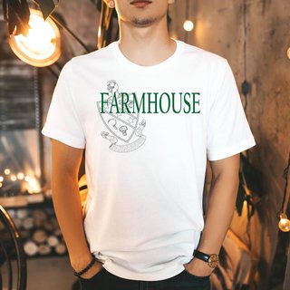 FarmHouse Fraternity Crest - Shield T-Shirt