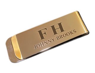 FARMHOUSE Stainless Steel Money Clip - Engraved