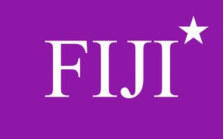 FIJI FraternityFlag Decal Sticker