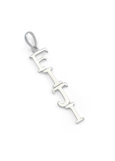 FIJI Fraternity Solid Gold Lavaliere