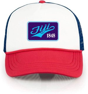 FIJI Red, White & Blue Trucker Hat
