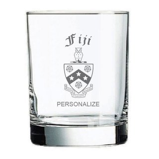 FIJI Fraternity Old Style Glass