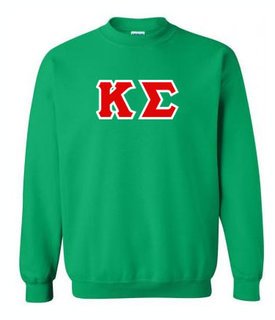 Fraternity Hand Sewn Lettered Crewneck Sweatshirt