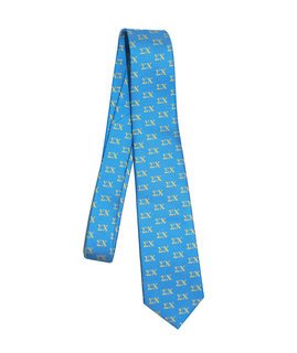 Fraternity Lettered Woven Necktie