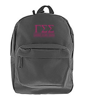 Gamma Sigma Sigma Custom Text Backpack