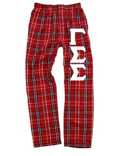 Gamma Sigma Sigma Pajamas -  Flannel Plaid Pant