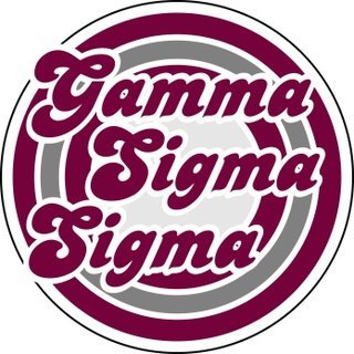 Gamma Sigma Sigma Retro Round Decals
