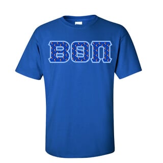 Fraternity Sorority Letters Twill Lettered Apparel Gifts