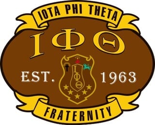 Iota Phi Theta Banner Crest Shield Decal Sale 6 95 Greek Gear