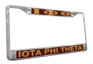 Iota Phi Theta Chrome License Plate Frames