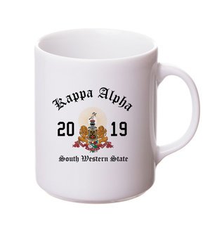 Kappa Alpha Crest & Year Ceramic Mug