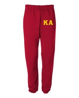 Kappa Alpha Greek Lettered Thigh Sweatpants