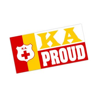 Kappa Alpha Proud Bumper Sticker