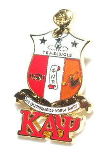 Kappa Alpha Psi 3D Color Shield w Letters Pins