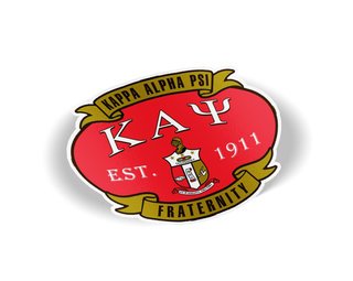 Kappa Alpha Psi Banner Crest - Shield Decal