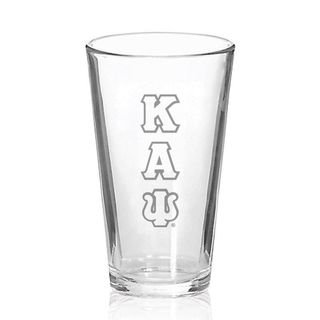 Kappa Alpha Psi Big Letter Mixing Glass