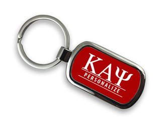 Kappa Alpha Psi Chrome Custom Keychain