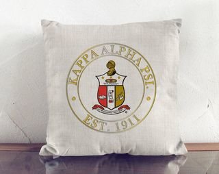 Kappa Alpha Psi Crest Linen Pillow