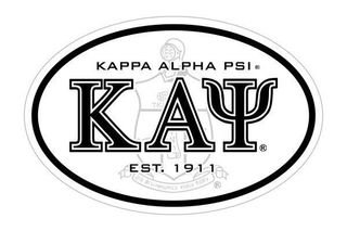Kappa Alpha Psi Oval Crest - Shield Bumper Sticker - CLOSEOUT