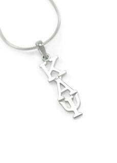 Kappa Alpha Psi Sterling Silver Lavaliere Pendant w/ 18" Chain