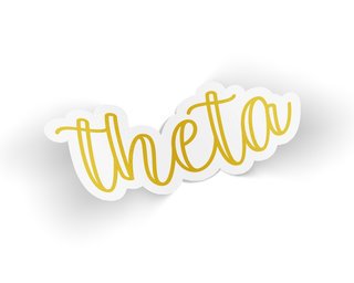 Kappa Alpha Theta Kem Sticker