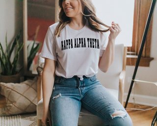 Kappa Alpha Theta Letterman T-Shirts