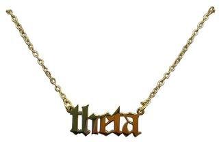 Kappa Alpha Theta Old English Necklaces