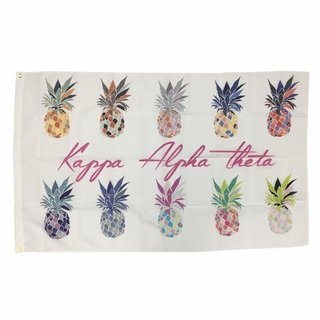 Kappa Alpha Theta Pineapple Flag