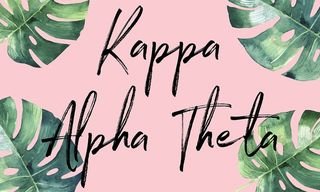 Kappa Alpha Theta Tropical Flag