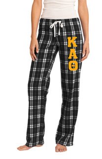 Kappa Alpha Theta Women's Flannel Plaid Pant - PJ's