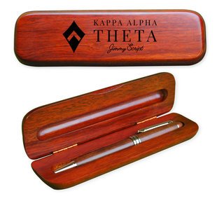 Kappa Alpha Theta Mascot Wooden Pen Set