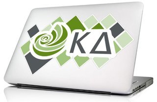 Kappa Delta 10 x 8 Laptop Skin/Wall Decal