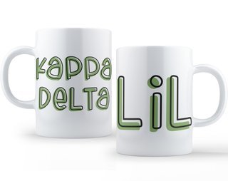 Kappa Delta Bubble Little Sister Mug