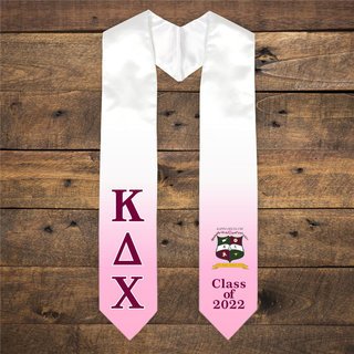 Kappa Delta Chi Extra Fancy Greek Class Of 2022 Graduation Stole