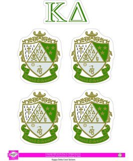 Kappa Delta Crest Sticker Sheet