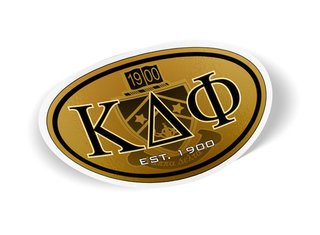 Kappa Delta Phi Color Oval Decal