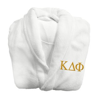 Kappa Delta Phi Fraternity Lettered Bathrobe